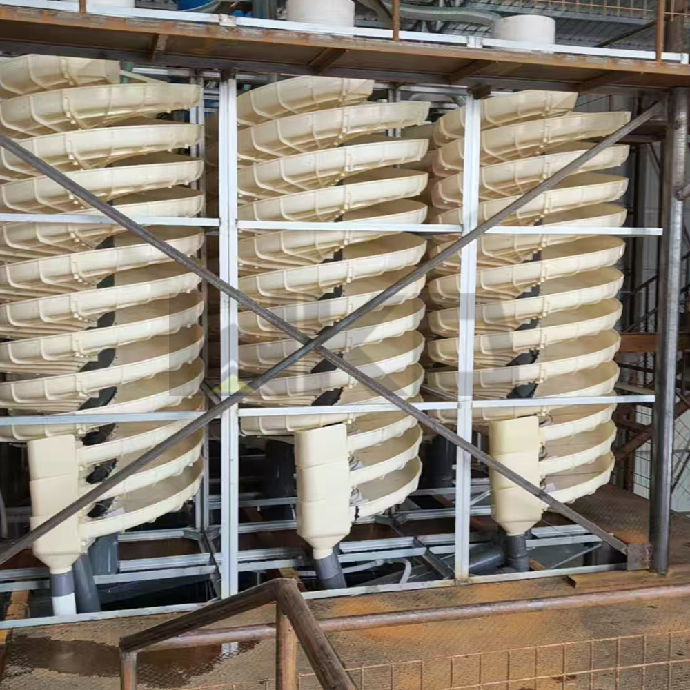 Plastic ABS PP Spiral Chute Concentrator