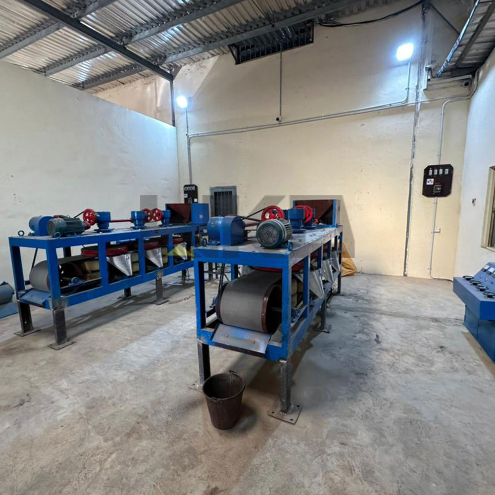 Three Disc Magnetic Separator Client's site