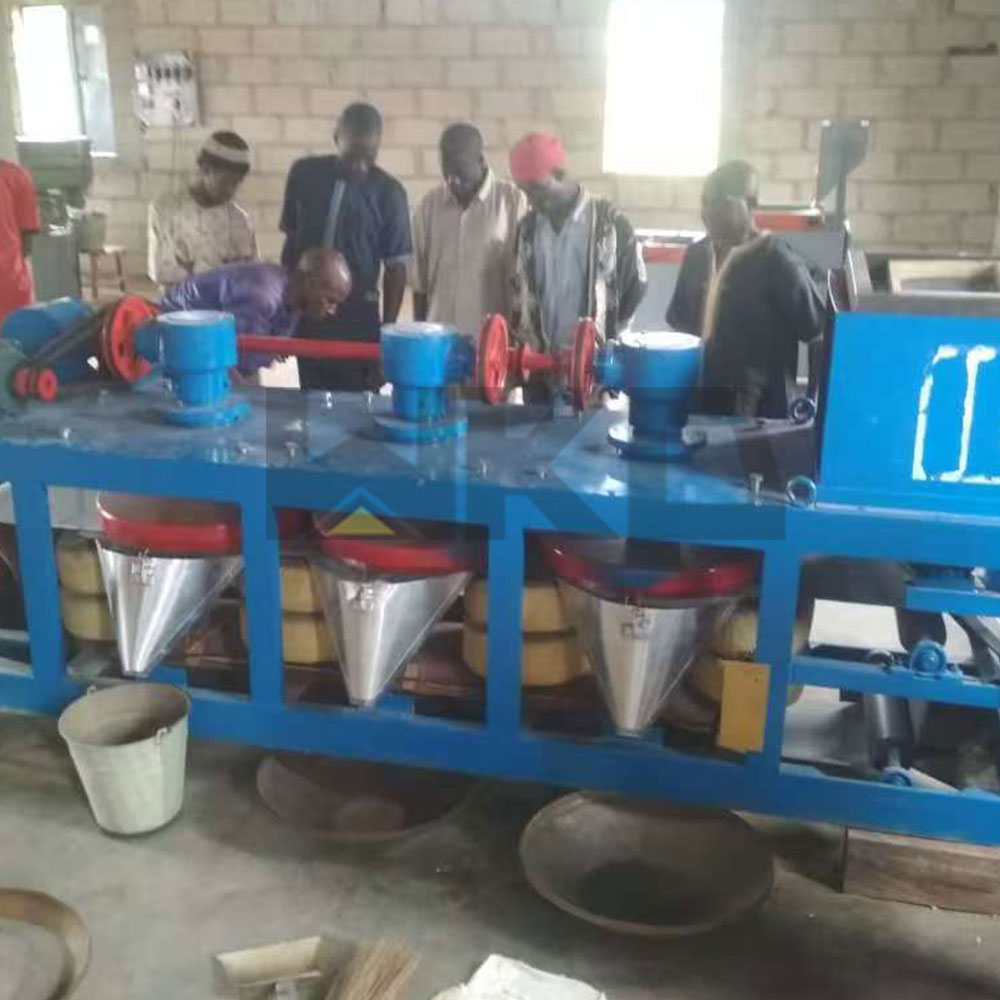 Three Disc Magnetic Separator Client's site